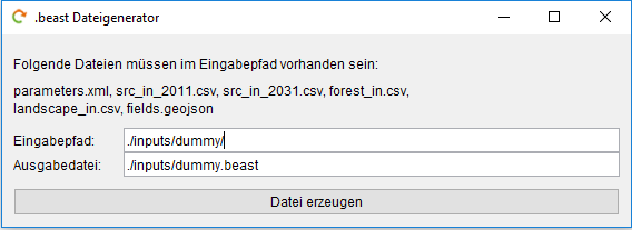 .beast FileGenerator